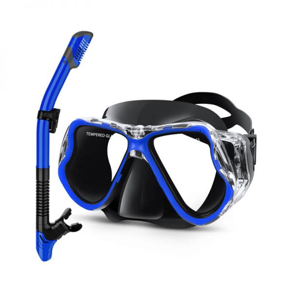Sktic 2020 Black Blue Snorkel Set 2 Packs